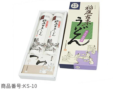 稲庭古来うどん 紙箱入りたれ付き300g(150g×2)、たれ